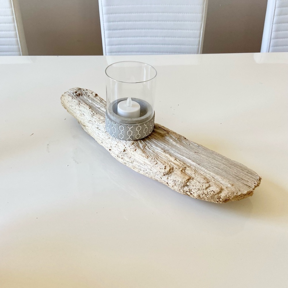 Summer drift wood and candle set